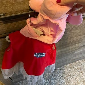 VGUC Peppa pig 2-3t costume